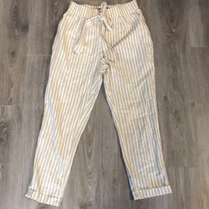 Zara striped pants